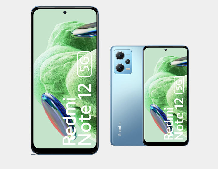 Xiaomi Redmi Note 12 5G Smartphone - 128GB ROM 4GB RAM - Dual SIM GSM Unlocked - Blue - Perfect for Gaming, Streaming & Work