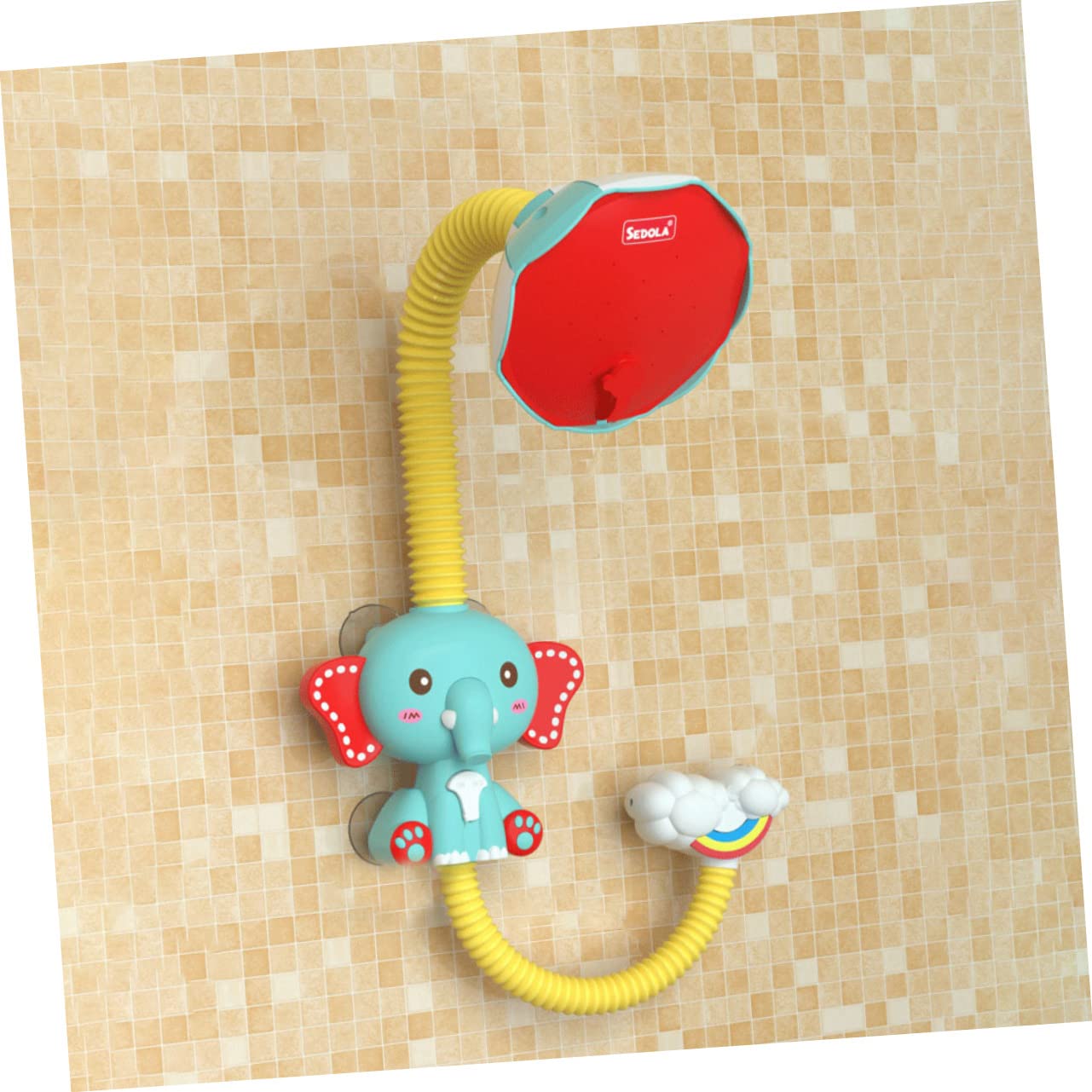 UPKOCH 4pcs Elephant Shower Sprinkler Toy Set - Electric Bath Toys for Kids with ABS Material - Fun Bath Time for Toddlers & Baby Shower Gifts