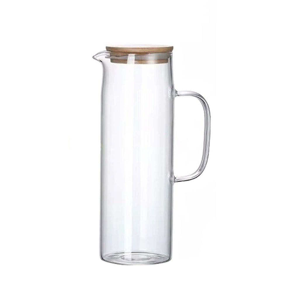 Premium Parana Tall Glass Pitcher - 68oz BPA-Free Water Pitcher with Elegant Design for Iced Tea, Lemonade & Cold Brew - Perfect for Entertaining, Parties & Outdoor Gatherings