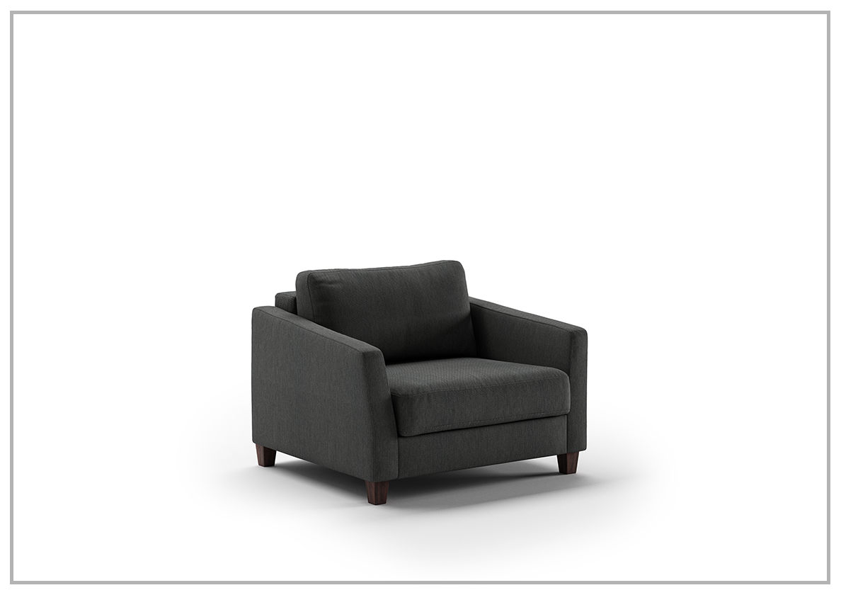 Custom Luonto Monika Fabric Sleeper Sofa - Handmade to Order | Convertible Couch Bed for Small Spaces & Guest Rooms | Perfect for Apartments, Dorms & Home Offices
