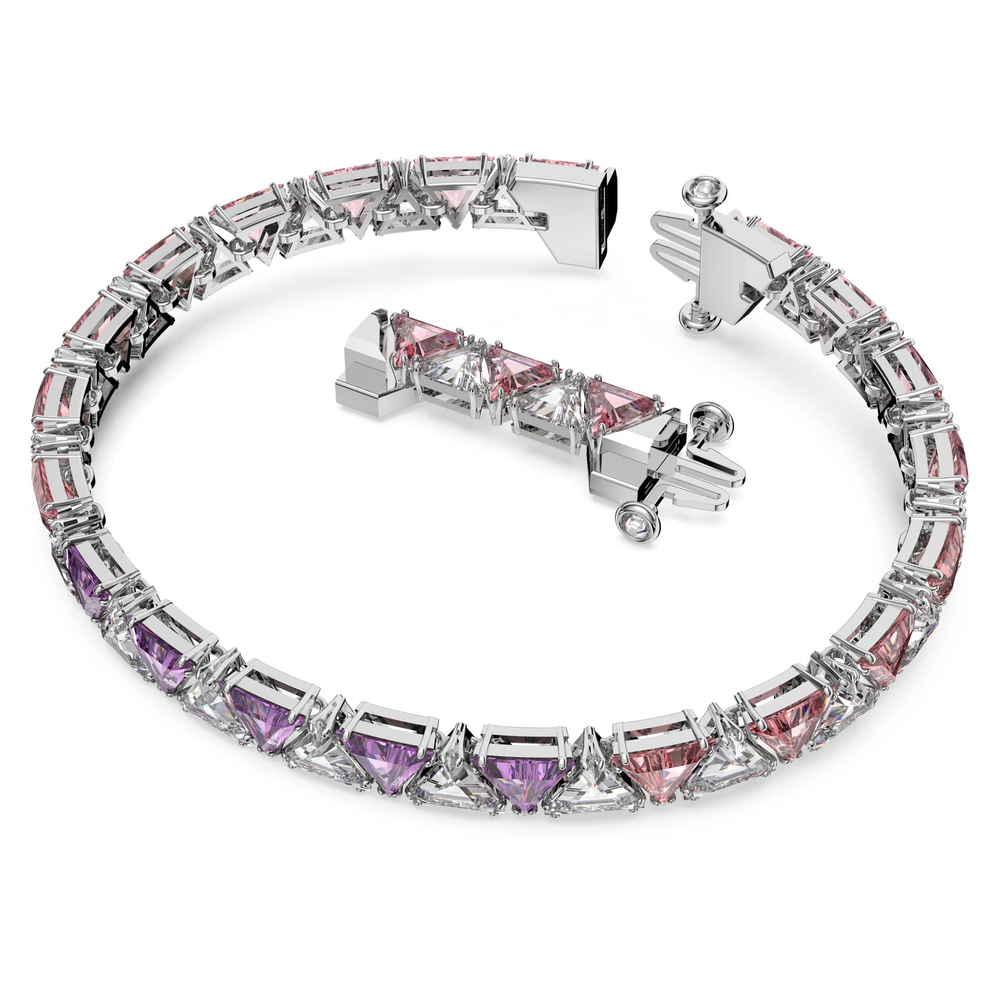 Swarovski Crystal Matrix Earrings & Bracelets Set - Elegant Jewelry for Women, Gift for Her - Perfect for Parties, Weddings & Special Occasions