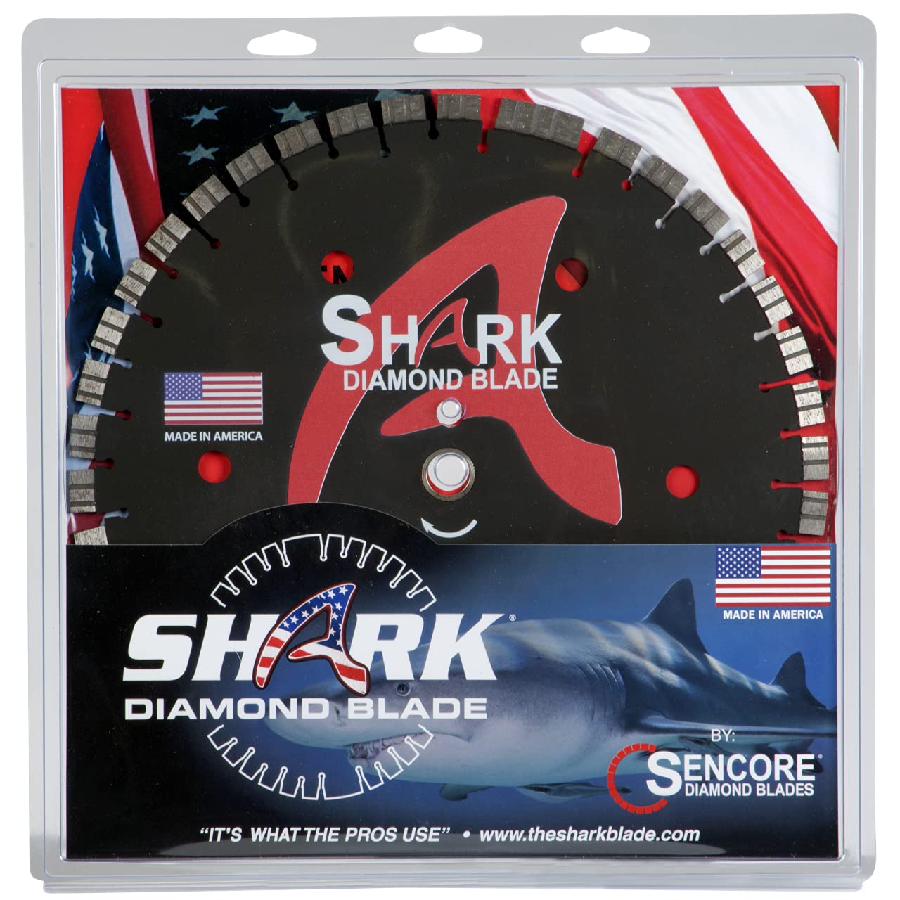 14 Inch Shark Diamond Saw Blade - Premium Cutting Tool for Wood, Metal & Tile - Perfect for DIY Projects, Construction & Home Renovations