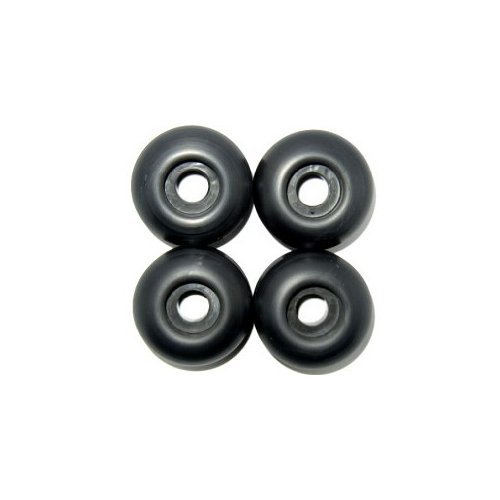 Premium 50mm Black Skateboard Wheels - High-Performance Blank Wheels for Smooth Cruising & Tricks - Perfect for Street, Park & Skateboarding Enthusiasts