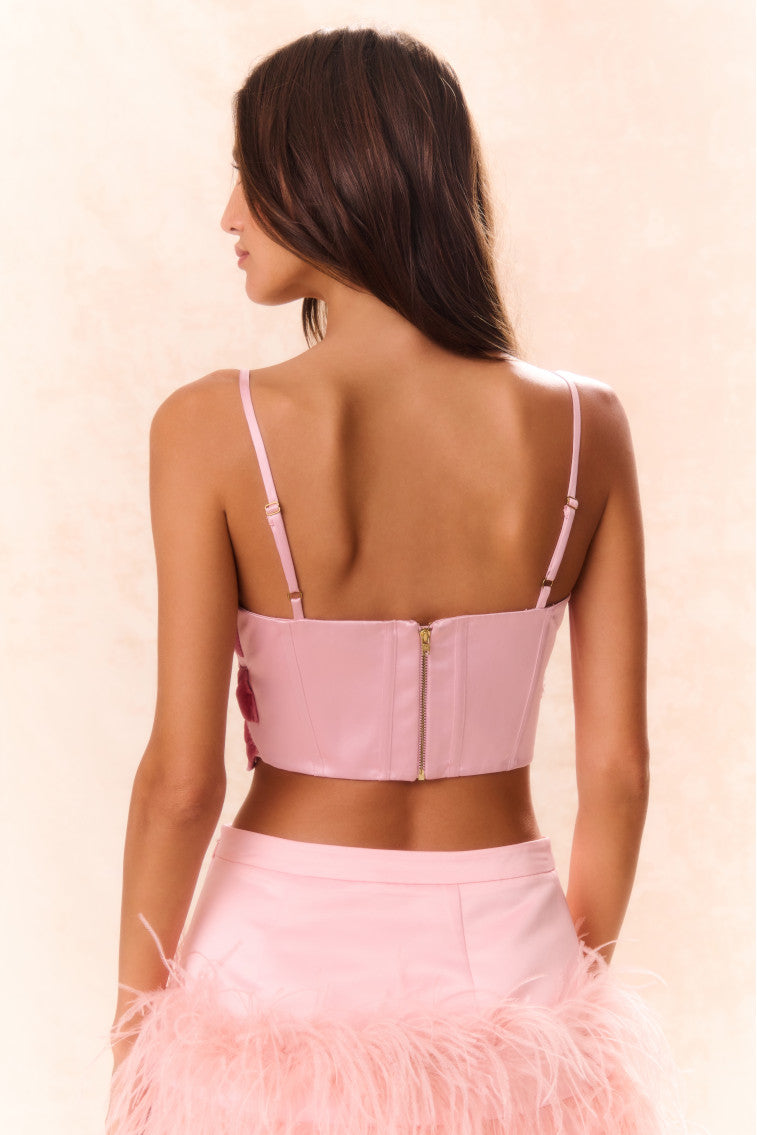 Woodley Bow Bustier Top - Elegant Corset Style Blouse for Women | Perfect for Date Night, Parties & Special Occasions