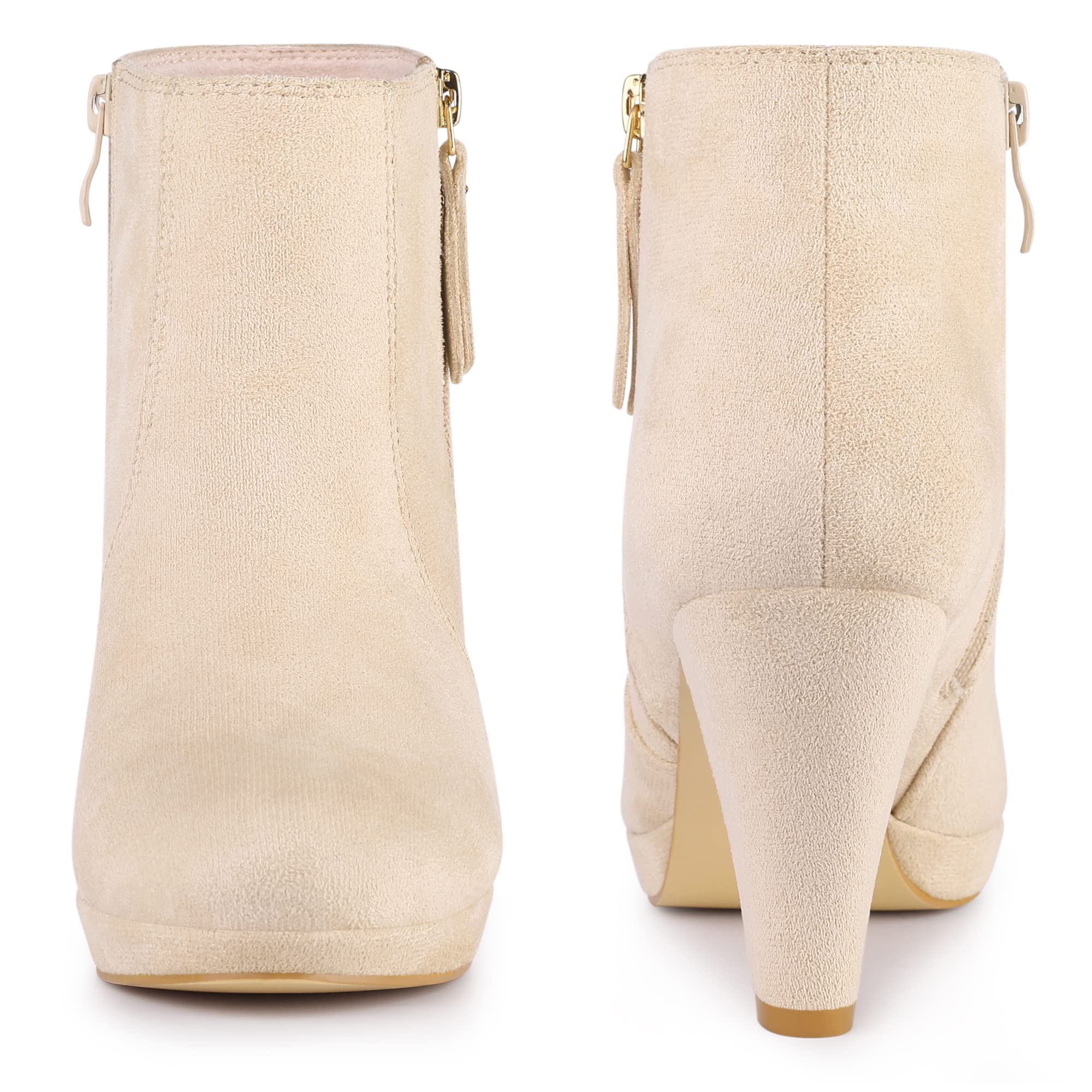 Perphy Women's Chunky Heel Ankle Boots - Round Toe Platform Booties for Fall & Winter | Casual Outfits, Office Wear & Night Out Fashion