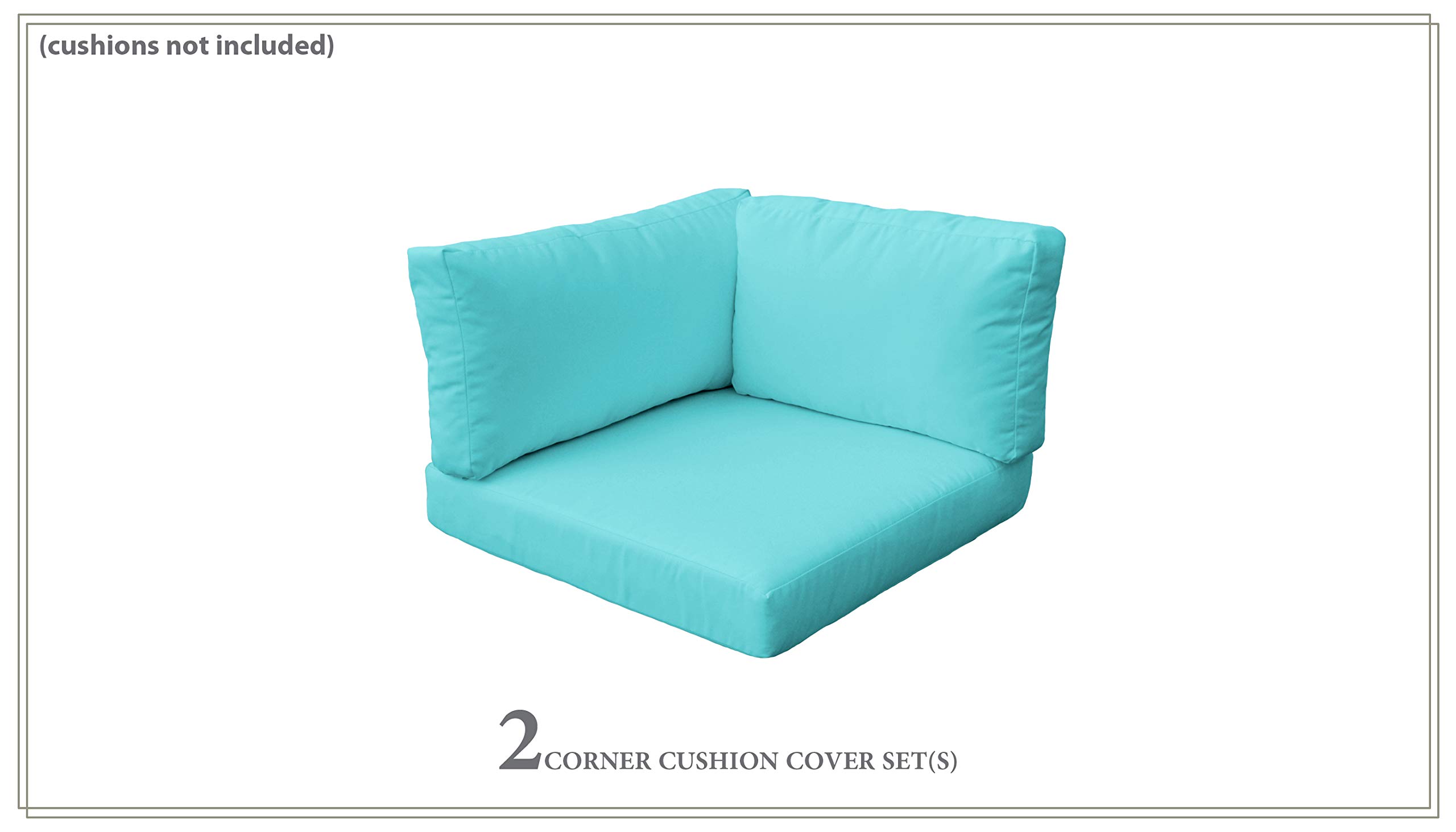 TK Classics Aruba Pattern Outdoor Furniture Cover Set for Monaco-02a - Waterproof & UV Resistant - Patio, Garden, Poolside Use (Cushions Not Included)