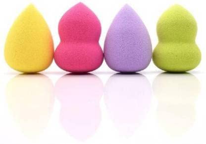 DATNASAYAD 4-in-1 Makeup Beauty Sponge Set - Foundation Cream, Powder & Liquid Blender Puff for Flawless Face Makeup Application (Perfect for Daily Use, Professional Makeup & Travel)