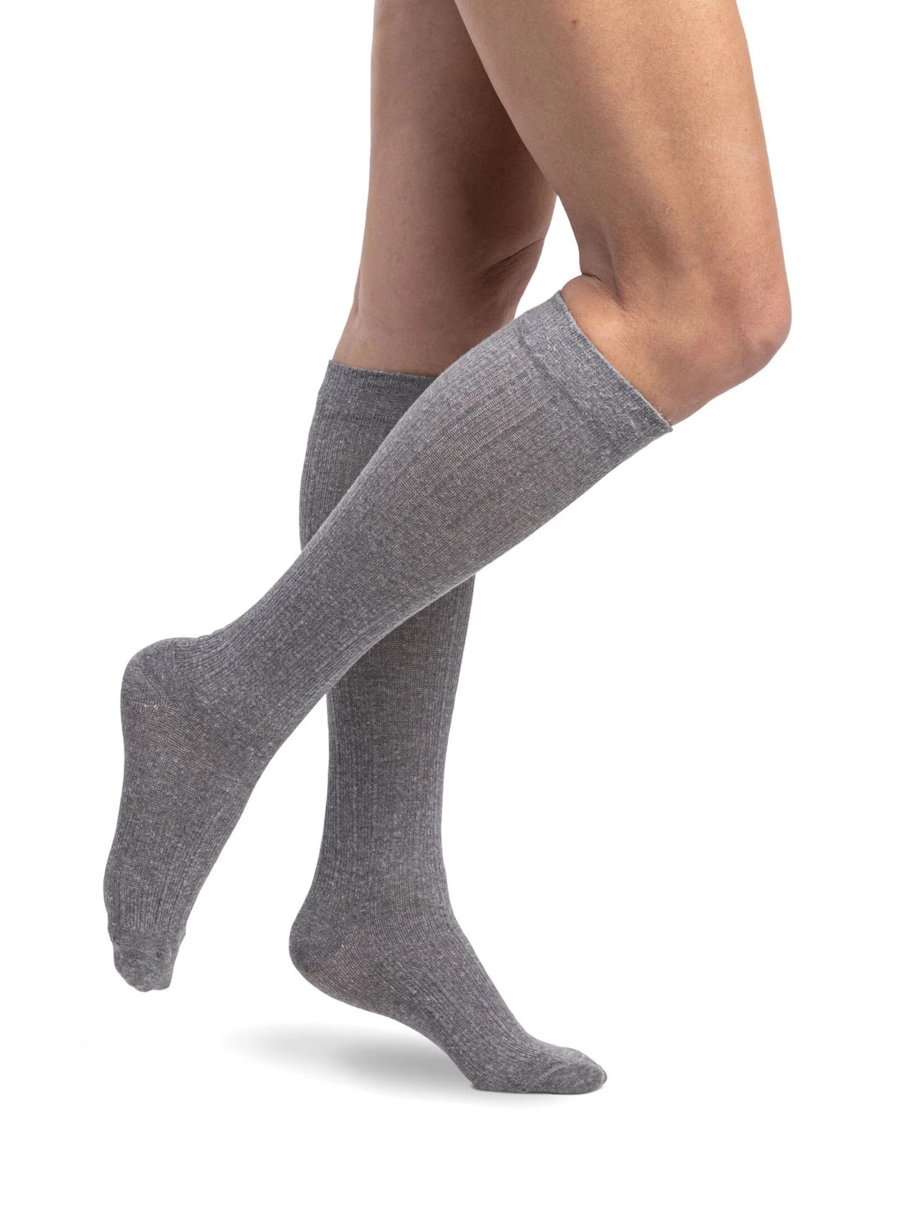 Sigvaris Linen 15-20 mmHg Compression Socks for Women - Perfect for Travel, Nursing & Varicose Vein Relief