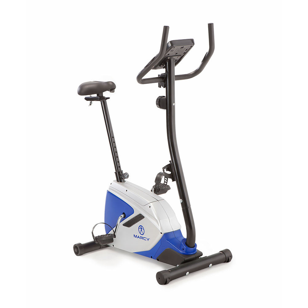 Marcy ME 1016U Magnetic Upright Exercise Bike - Home Gym Cardio Equipment for Indoor Cycling Workouts | Perfect for Home Fitness, Weight Loss & Low-Impact Training