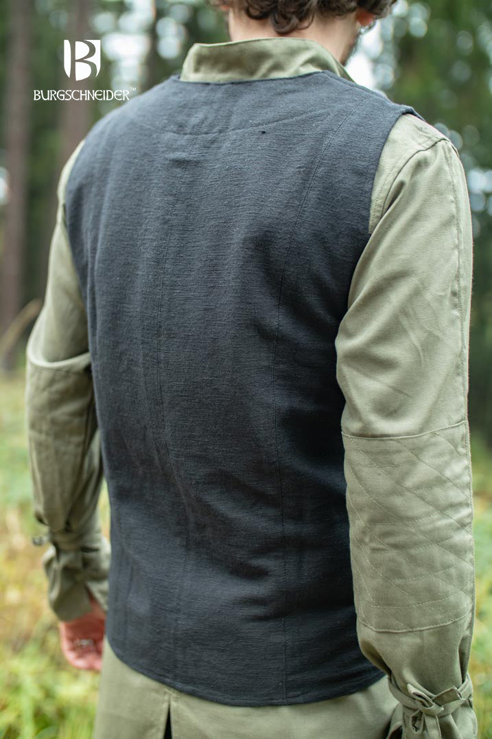 Men's Slim Fit Black Vest - Lightweight & Breathable for Outdoor Activities, Gym, and Casual Wear