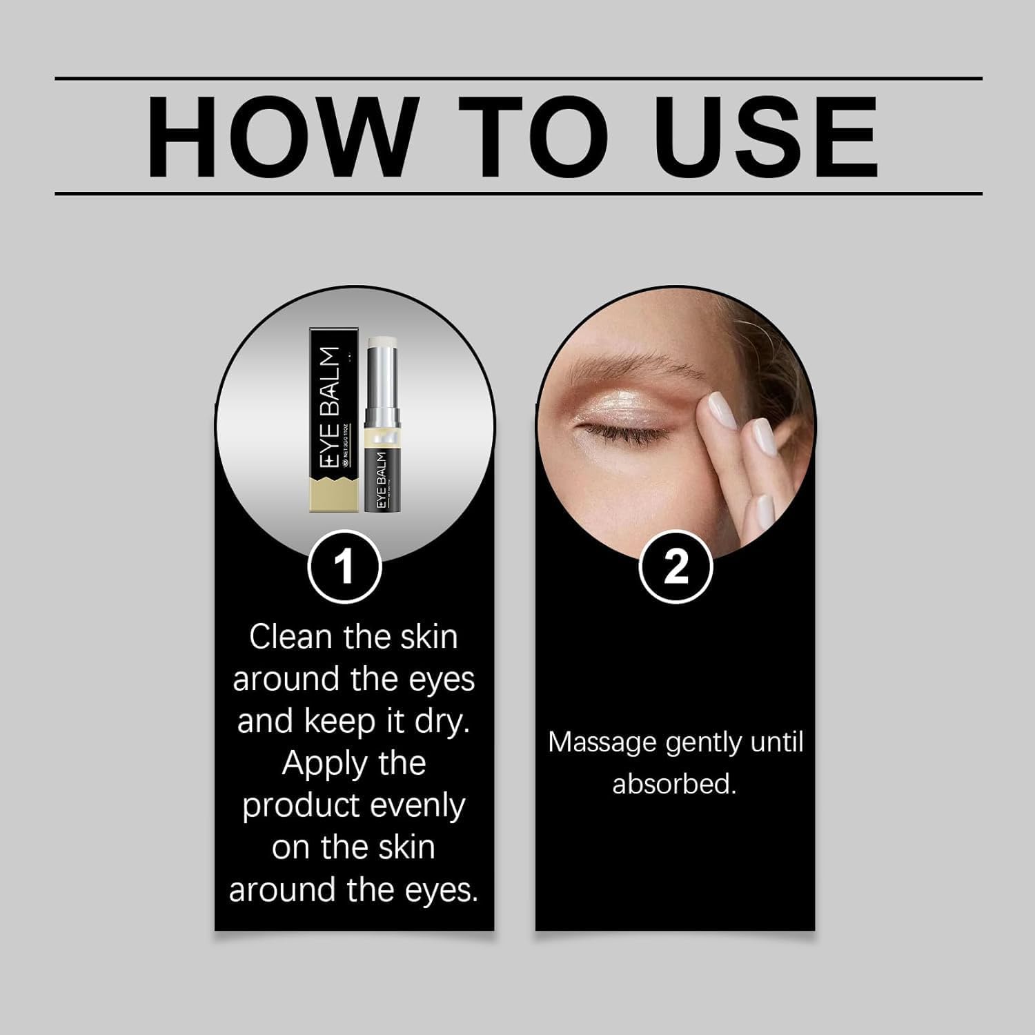 Fast-Acting Under Eye Bags Treatment Stick - Anti-Aging Eye Serum Cream to Reduce Puffiness & Fine Lines in Minutes (1PC) | Perfect for Morning Routine, Travel & Dark Circle Relief
