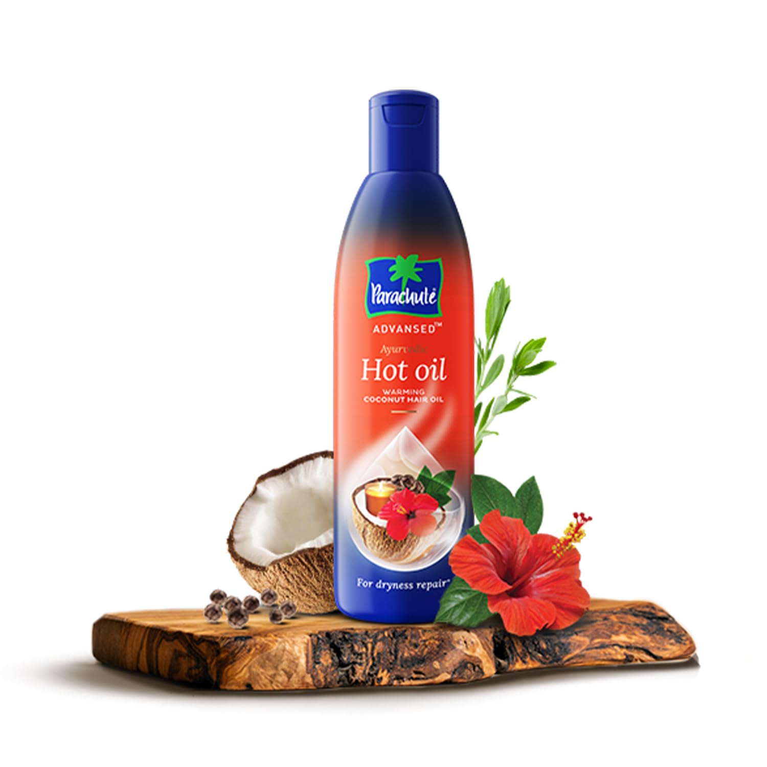 Parachute Advanced Ayurvedic Hot Oil - 190ml | Natural Hair Care for Dry & Damaged Hair | Perfect for Deep Conditioning & Scalp Massage at Home