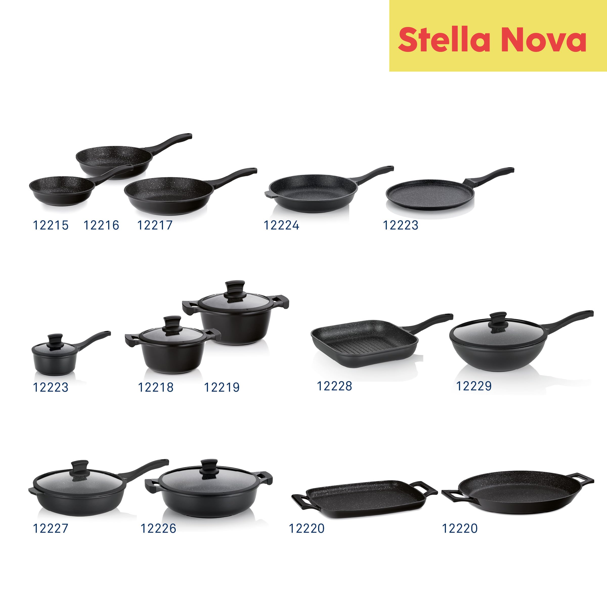 Premium Stella Nova Aluminum Serving Pan - Durable & Lightweight Cookware for Baking, Roasting & Serving - Perfect for Parties, BBQs & Family Dinners