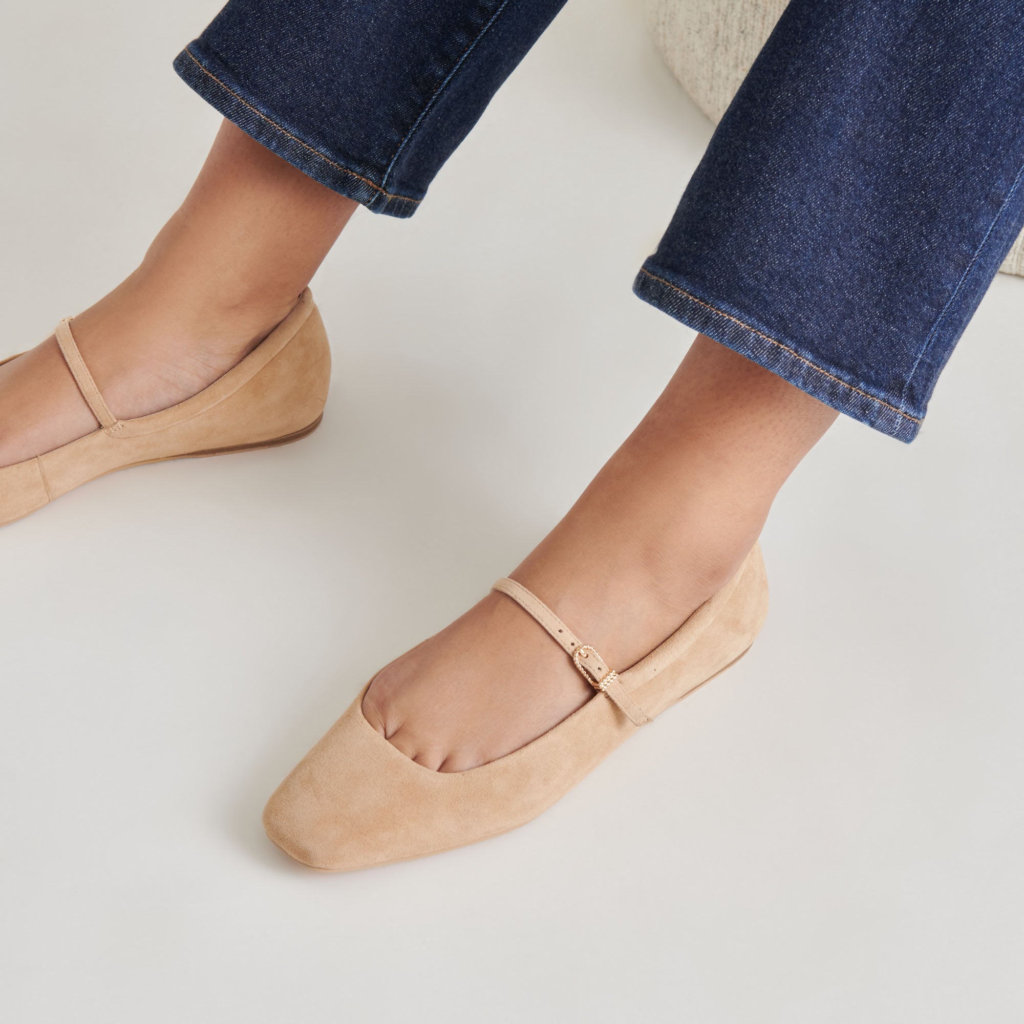 Reyes Women's Ballet Flats - Soft Bamboo Suede Slip-On Shoes for Comfort & Style | Perfect for Work, Travel & Casual Wear