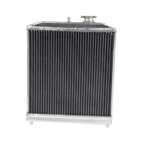 Honda Civic Radiator - Aluminum 2-Row Replacement for 1992-2001 Acura Integra & Civic del Sol (1.5L 1.6L 1.8L L4 Engine) - Includes Electric Shroud Fan & Relay - Perfect for Engine Cooling & Performance Upgrades