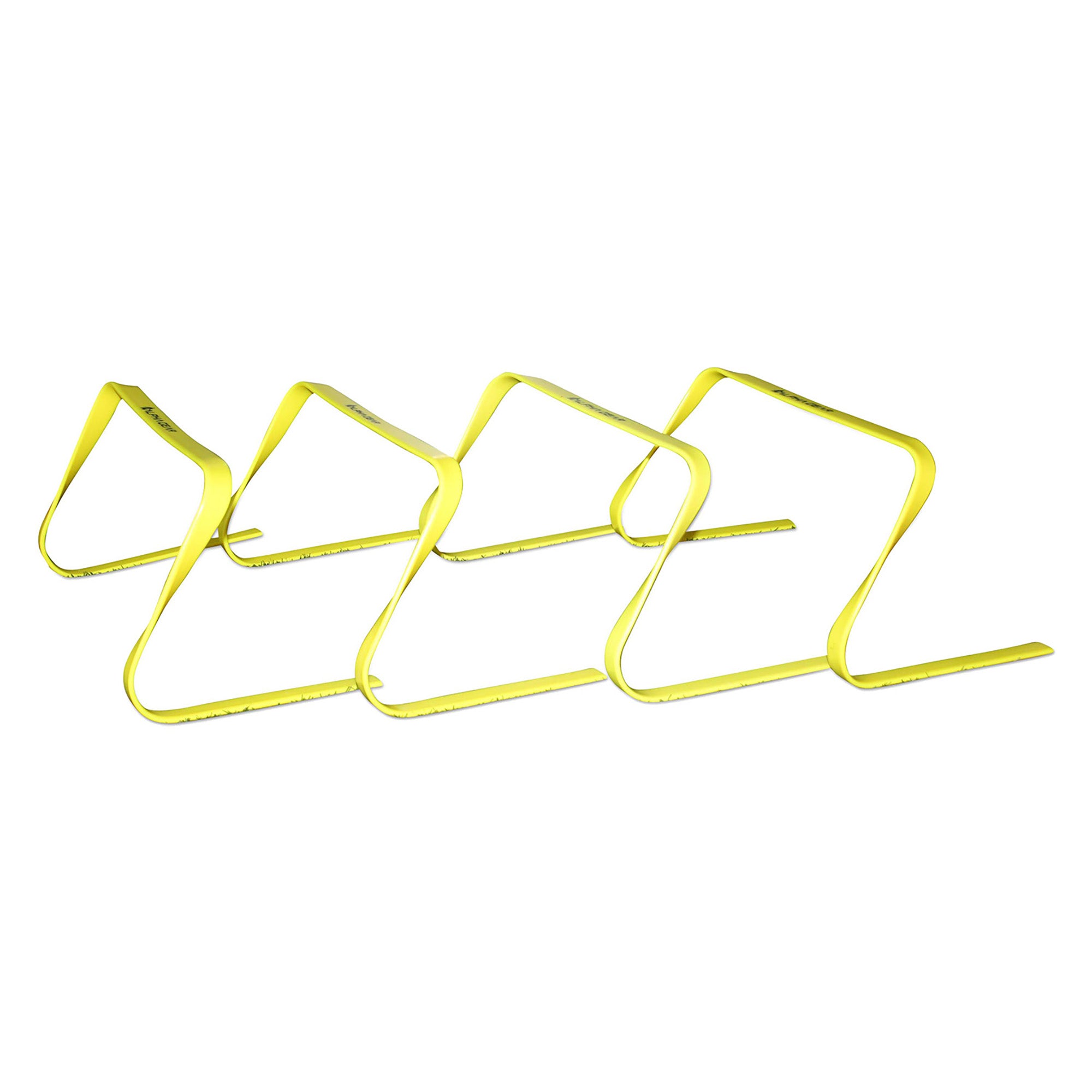 6 Inch 4 Pack Ribbon Hurdles - Colorful Training Cones for Track & Field, Soccer Drills, Agility Exercises, and Kids Sports Activities