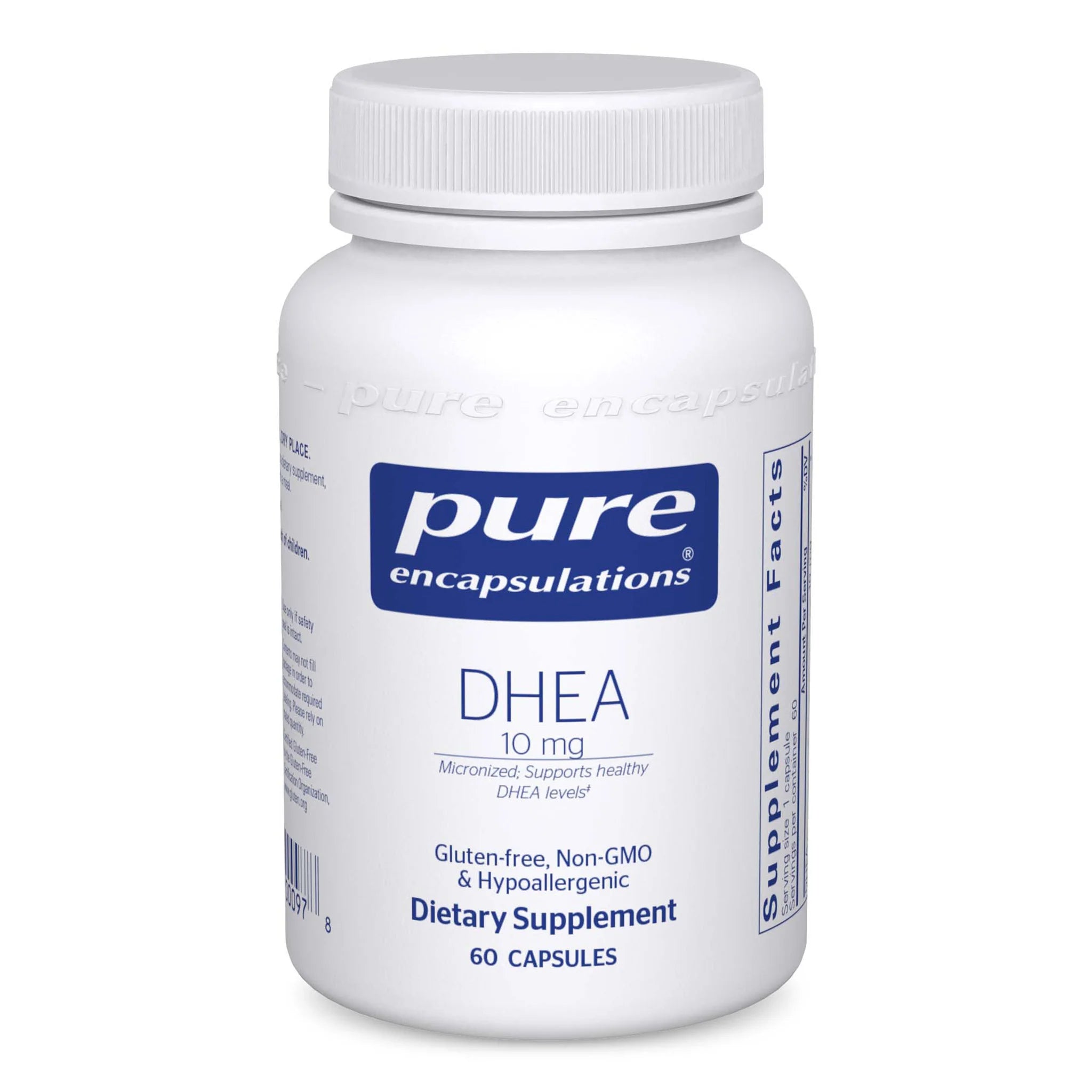 DHEA 10mg Supplement - 60 Capsules for Hormone Balance & Energy Support | Boost Vitality & Wellness for Men & Women
