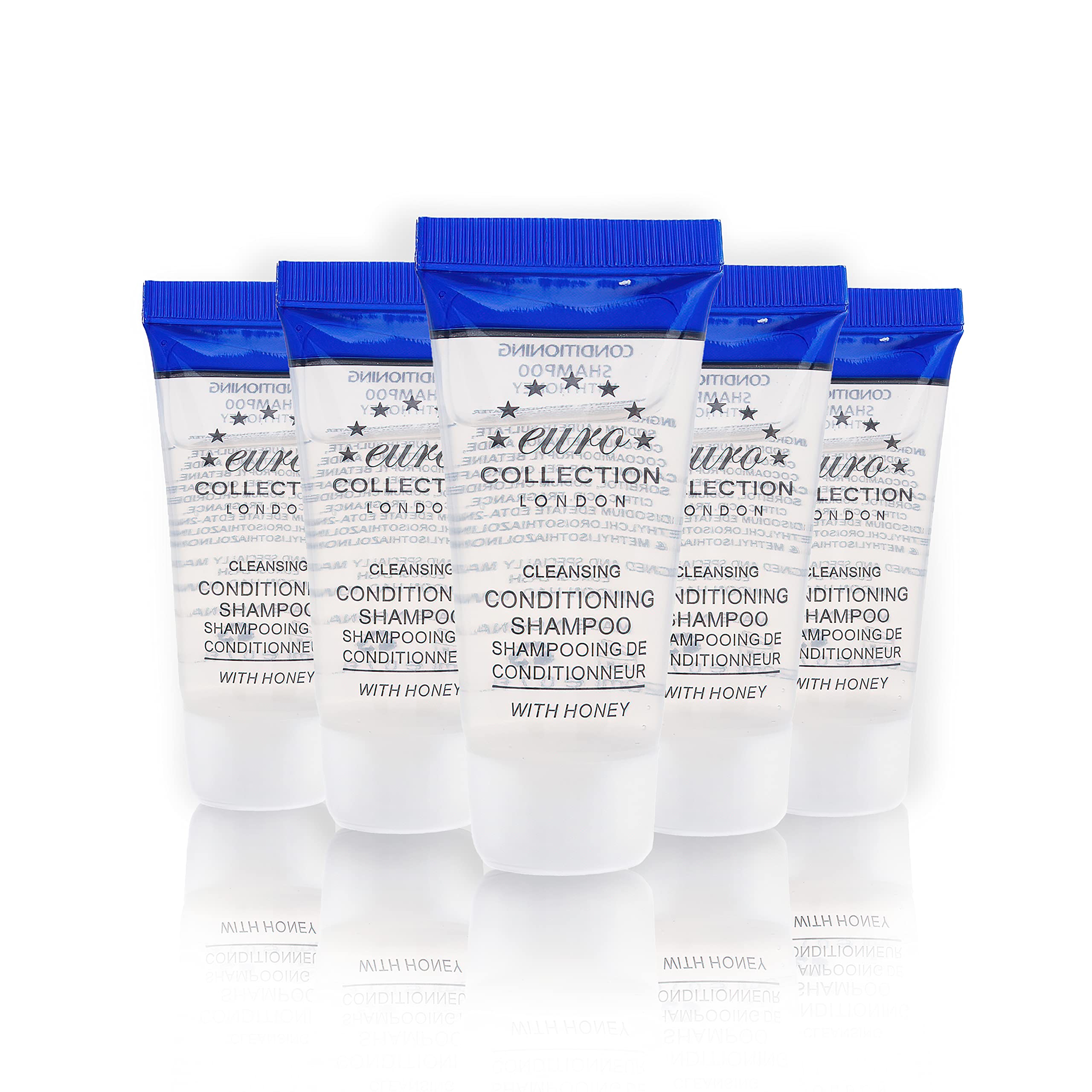 Anti-Dandruff Conditioning Shampoo & Body Wash for Normal, Dry & Sensitive Skin - Travel Size 20ml/15g Mini Soap Tubes - Perfect for Hotels, B&Bs, Guest Houses - EuroSplash Pack of 30 (10 Each) - Ideal for Travel, Gym & On-the-Go Hygiene