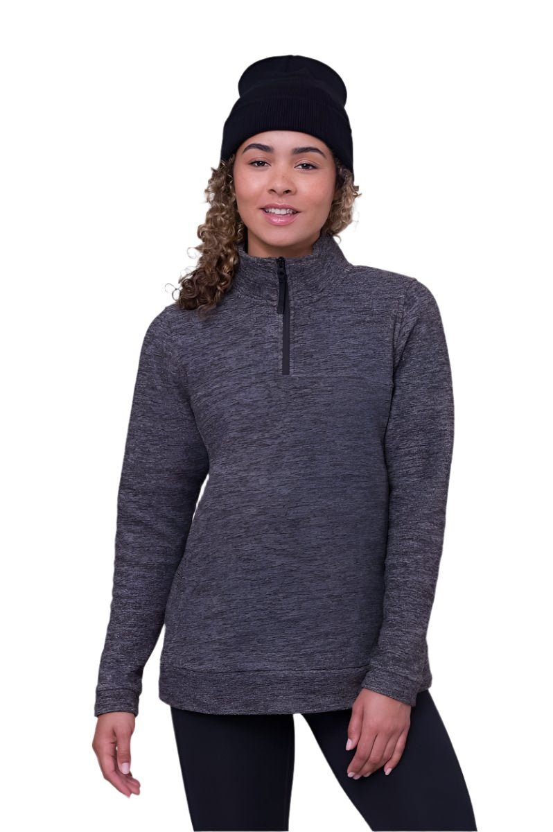 686 Women's Quarter Zip Fleece Jacket 2024 - Soft Warm Pullover for Hiking, Camping & Outdoor Activities | Winter Layering & Casual Wear