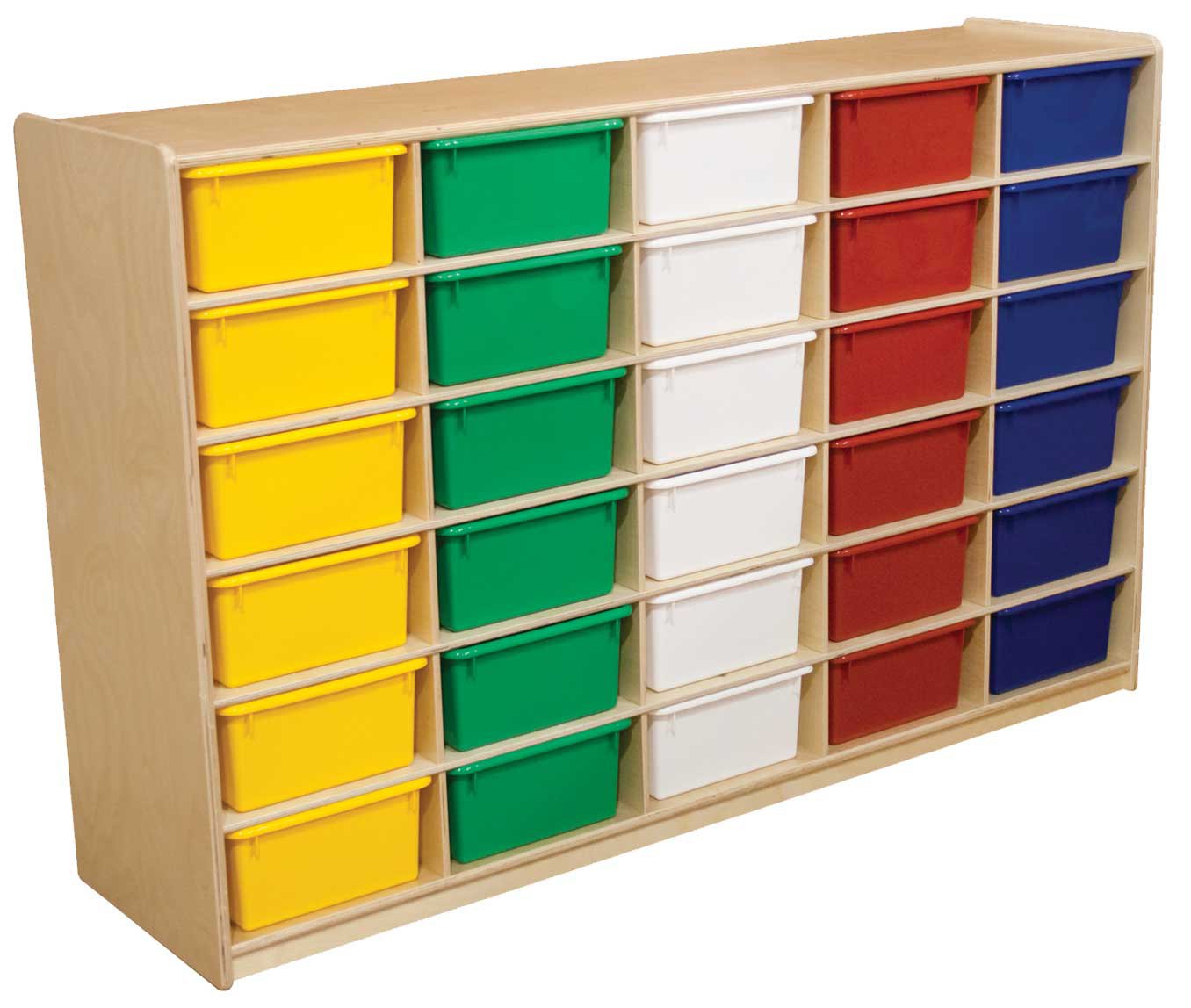 Wood Designs WD18563 5-Inch Letter Tray Storage Unit with 30 Assorted Trays - Perfect for Office Organization, File Sorting, and Document Storage