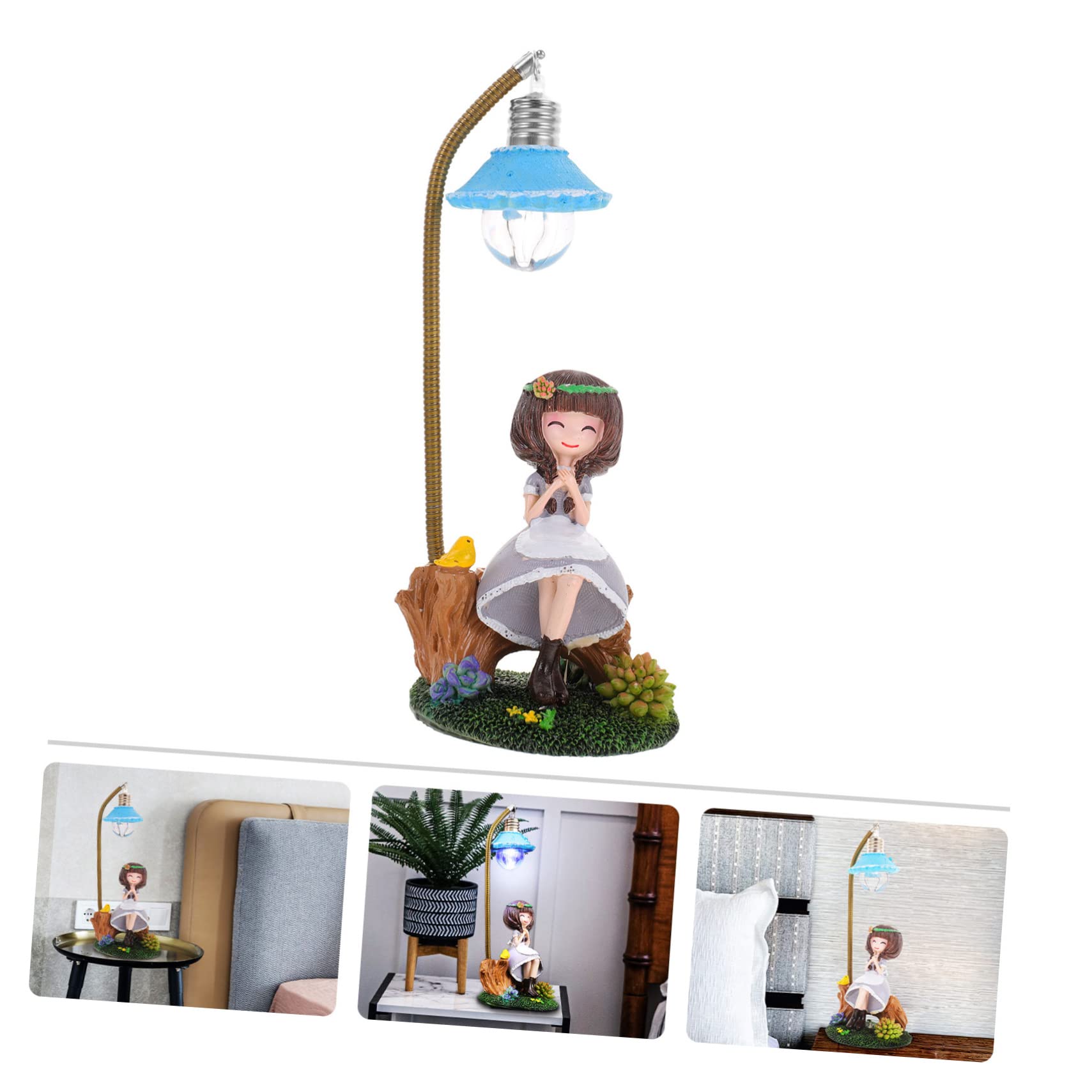 Artibetter Modern Resin Cartoon Night Light - Decorative LED Bedside Lamp for Kids Room, Nursery & Home Decor | Soft Glow for Nighttime Reading & Relaxation