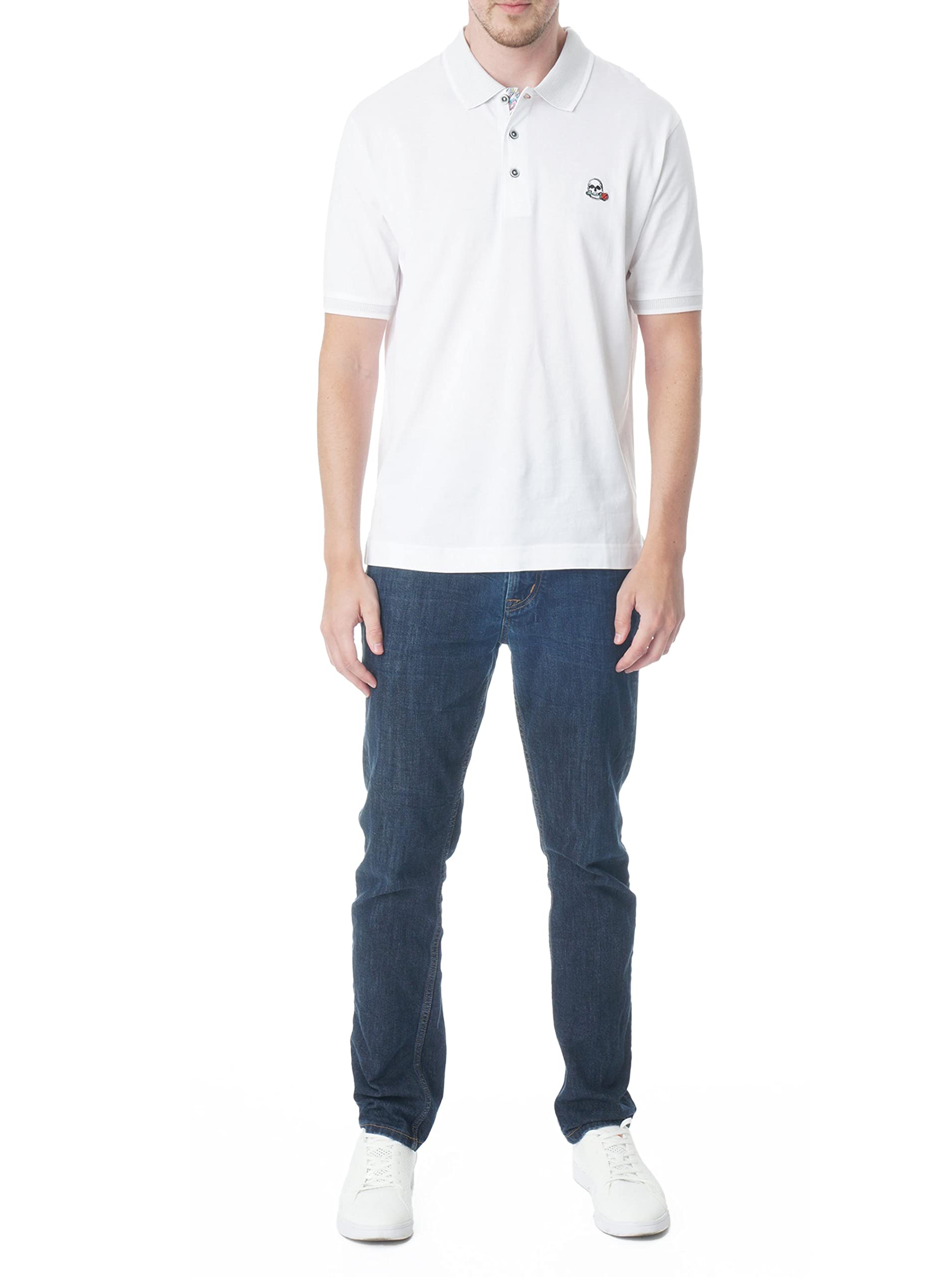 Robert Graham Men's Archie Knit Polo Shirt - Short Sleeve Casual Button Down Shirt for Men | Perfect for Office, Golf & Summer Outings