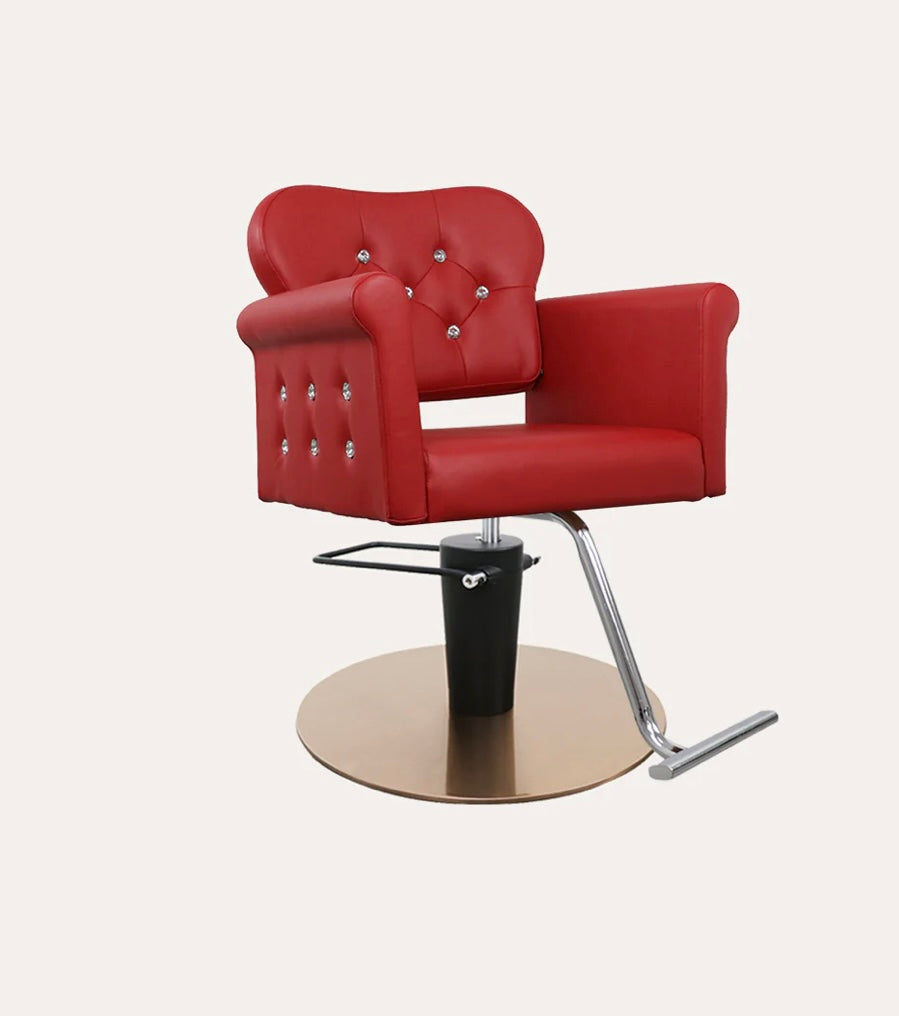 Glam II Salon Chair - Professional Hydraulic Beauty Styling Chair for Hairdressers & Stylists | Perfect for Salons, Spas & Home Use
