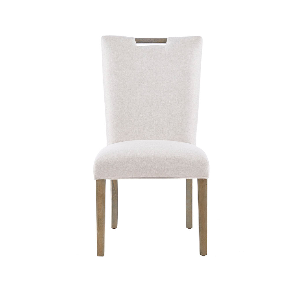 Braided Rattan Dining Chairs Set of 2 - Modern Woven Accent Chairs for Kitchen, Patio, and Dining Room - Natural Boho Style Home Decor