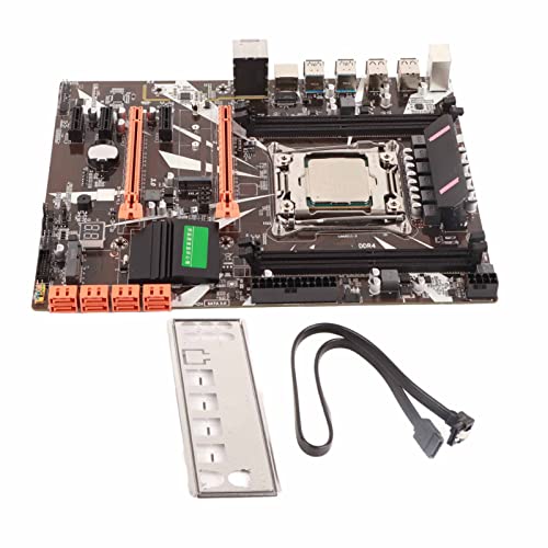 Yctze X99 Motherboard CPU Combo - LGA 2011-3 Socket with Intel Xeon E5-2620 V3 Processor, 4-Channel DDR4 Memory Support, Built-in WiFi & Gigabit LAN - Perfect for Gaming PC, Workstation, and High-Performance Desktop Computers