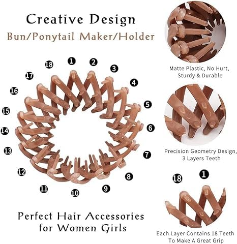Korean Style Hair Claw Clip - Butterfly & Banana Barrettes, French Twist Bun Maker for Women | Hair Accessories for Updos, Ponytails & Everyday Styling