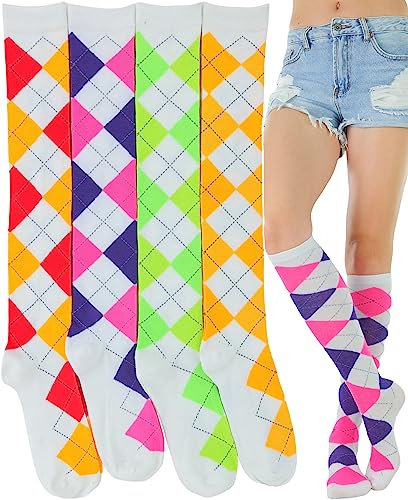 4 Pack: Argyle Multicolor