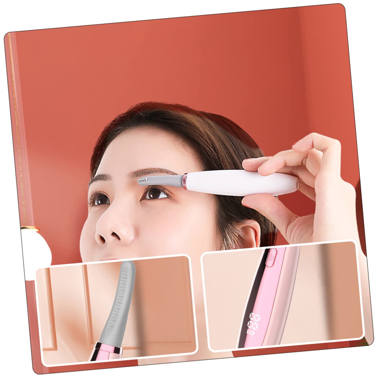 Minkissy Electric Heated Eyelash Curler - Lightweight & Comfortable Lash Curling Tool for Perfect Curls | Great for Daily Makeup, Special Occasions & Travel