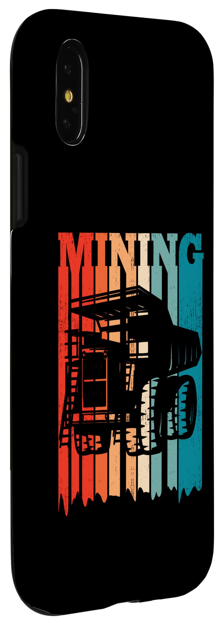 iPhone X/XS Mining Engineer Case - Durable Protective Phone Cover for Engineers & Miners - Perfect for Work, Outdoor & Industrial Use