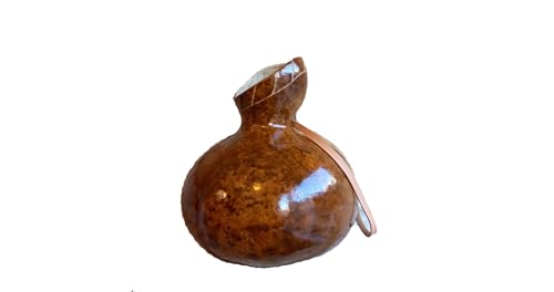 Authentic Brown Hawaiian Hula Ipu Gourd - Traditional Ipu Percussion Instrument for Hula Dancing | Handcrafted Rhythm Instrument | Unique Hawaiian Gift for Anniversaries & Cultural Enthusiasts | Perfect for Hula Performances, Cultural Events & Home Decor