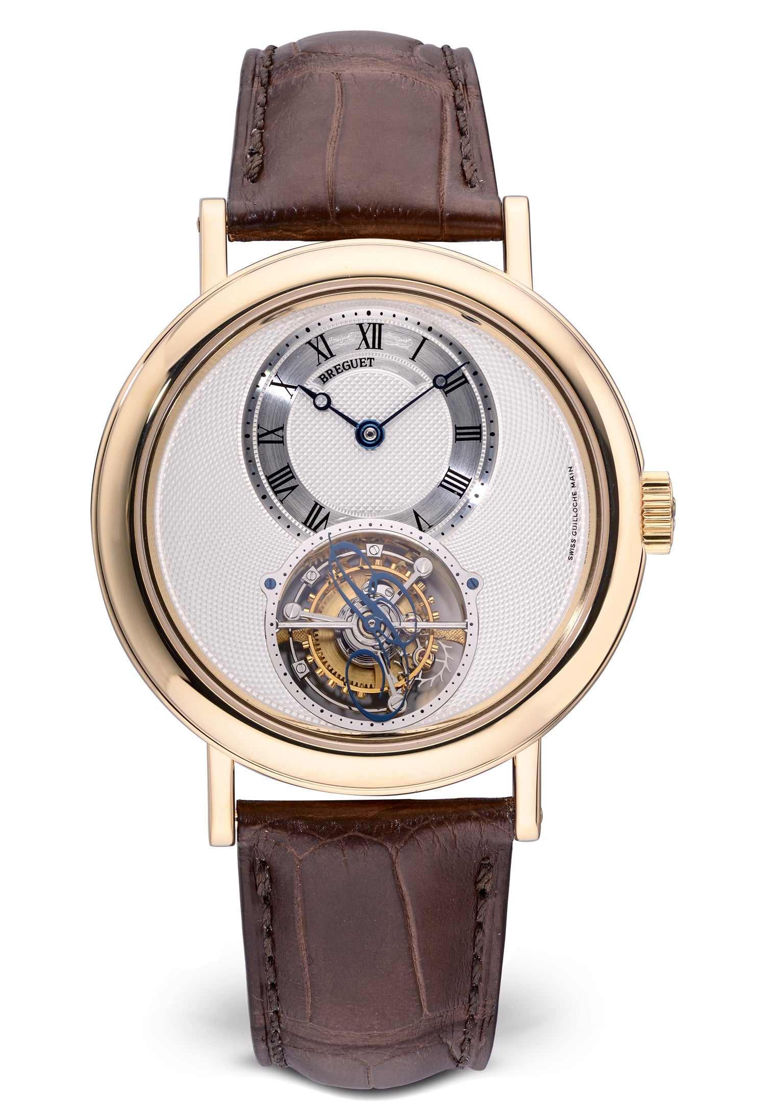 Breguet Tourbillon Classique 18K Yellow Gold Men's Luxury Watch - Perfect for Business, Formal Events & Collector's Showcase