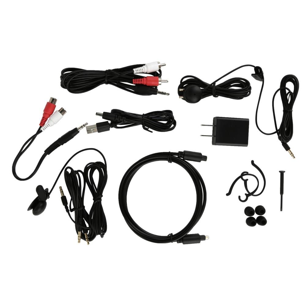 Pyle Upgraded Dual Wireless TV Amplifier with 2 Headsets - 2.4G Wireless TV Listening System for Hearing Assistance & Enhanced Audio - Perfect for Late-Night Viewing, Private Listening & Home Theater Setup