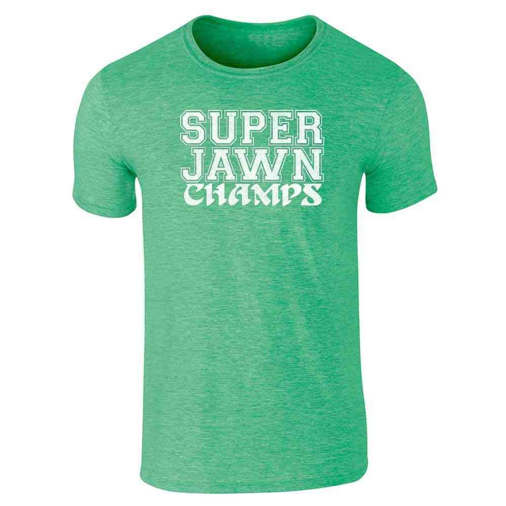Funny Philadelphia Graphic Tee for Men - Pop Threads Super Jawn Champions T-Shirt | Casual Wear, Gift Idea & Philly Pride Apparel