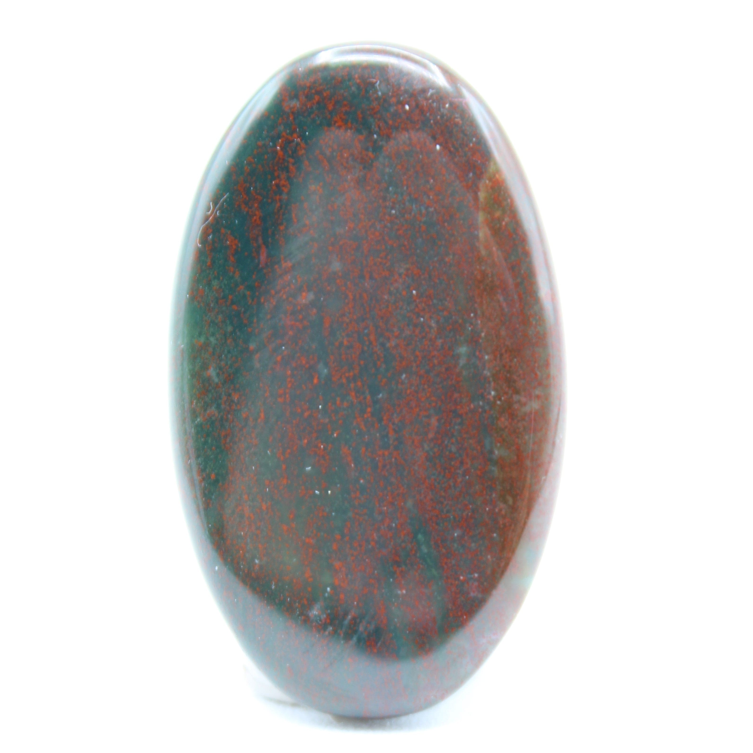 Natural Bloodstone Cabochon Gemstone for Jewelry Making - Healing Stone for Meditation, Energy Work & Spiritual Gifts