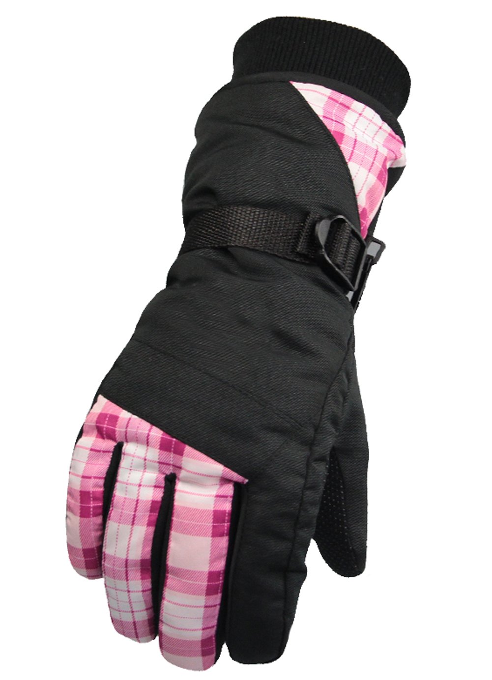 Runtlly Women's Waterproof Ski Gloves - Winter Warm Full Finger Thermal Gloves for Outdoor Sports, Snowboarding & Hiking - Cold Weather Athletic Gear