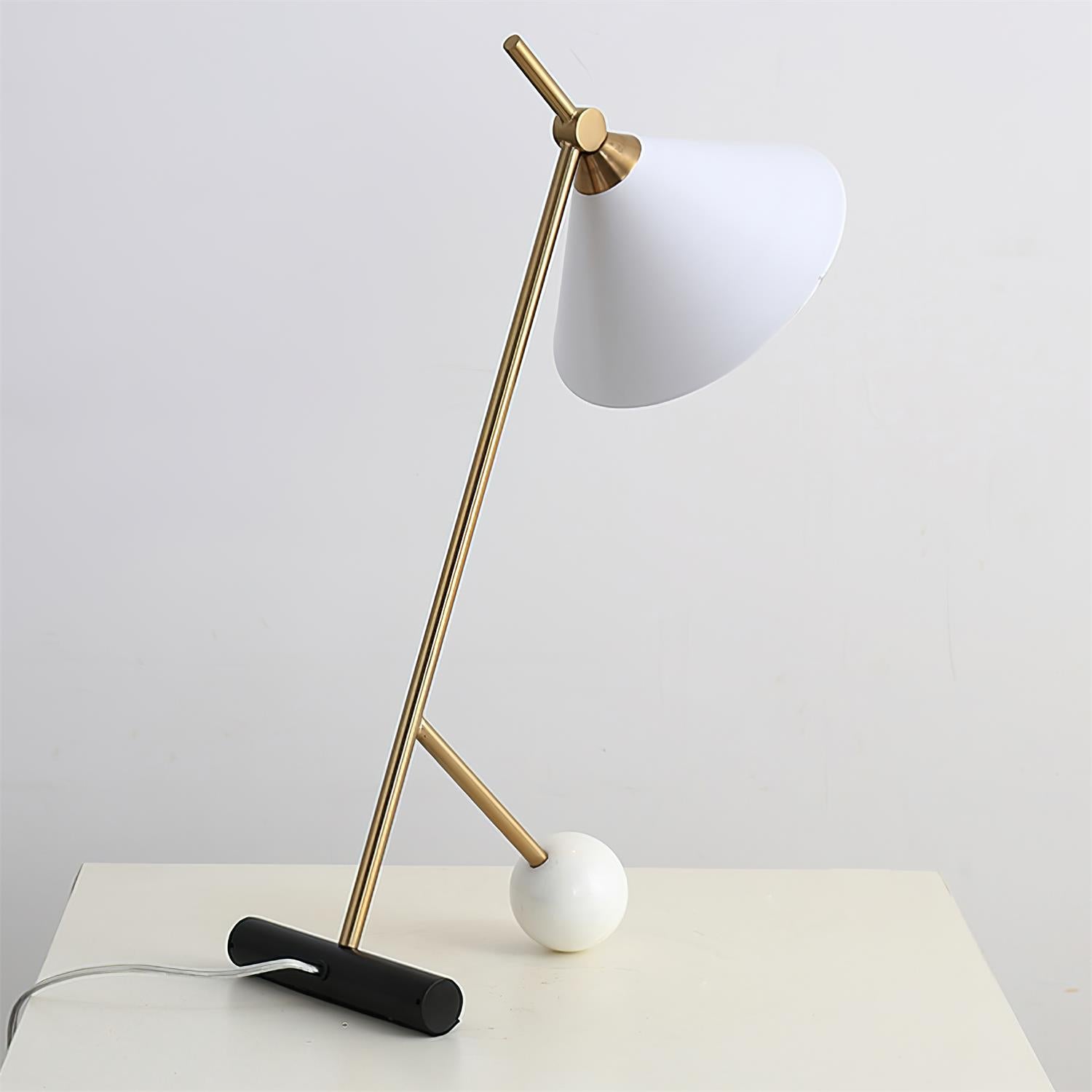Cleo Table Lamp - Modern LED Desk Light with Adjustable Brightness for Home Office, Bedroom & Study Room - Perfect for Reading, Working & Decor