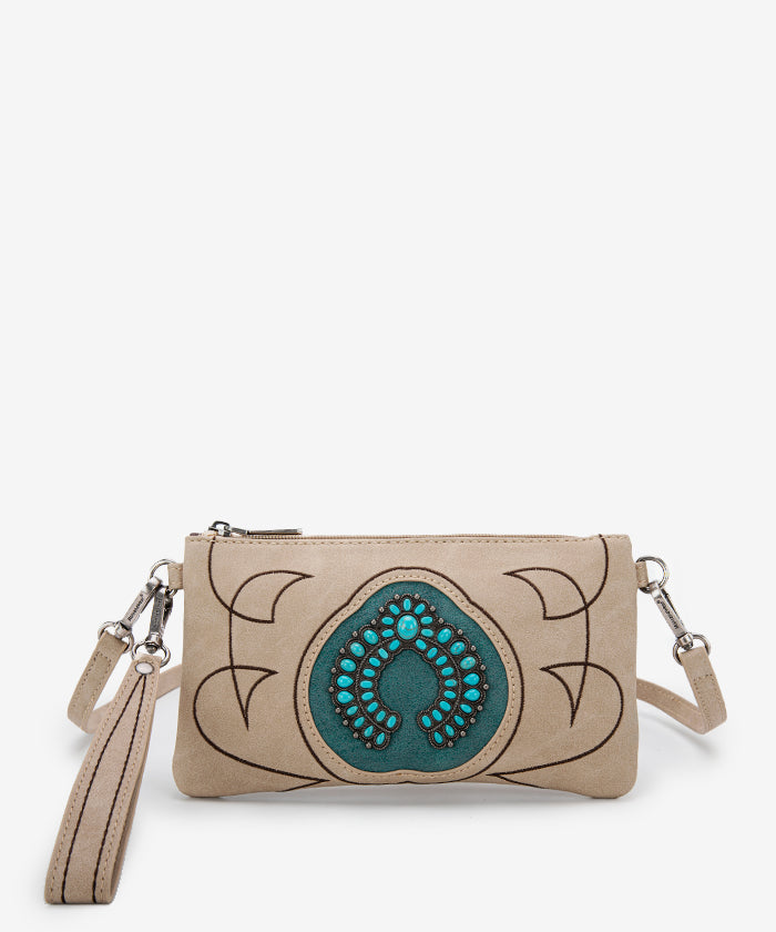 Montana West Concho Clutch Purse - Stylish Western Crossbody Bag for Women | Perfect for Parties, Weddings & Night Out