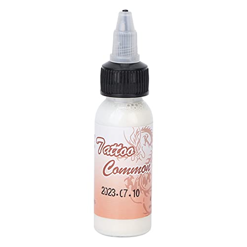 30ml/1oz Matte Body Paint - Non-Toxic DIY Liquid Makeup for Halloween, Cosplay, Festival & Stage Performances | Waterproof & Long Lasting | Perfect for Face & Body Art (White)