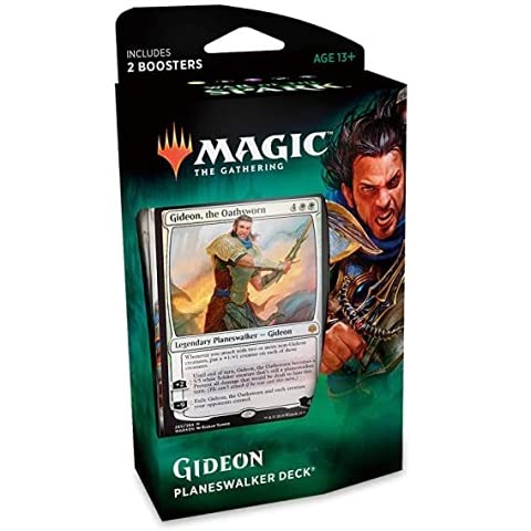 MagicCorner MTG War of The Spark Planeswalker Deck - Gideon (English) | Collectible Trading Card Game for Strategy & Battle | Perfect for MTG Tournaments & Game Nights