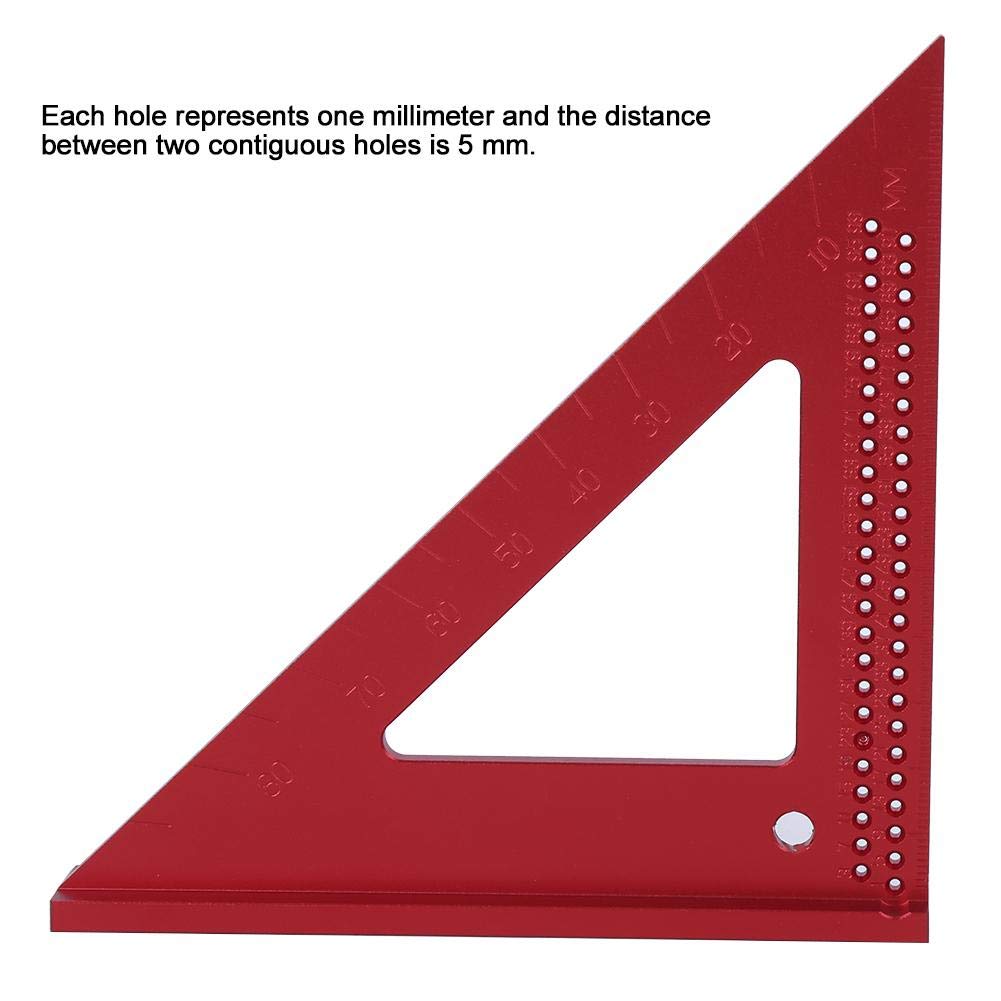 Stainless Steel Scribing Triangle Ruler - Professional Measuring & Layout Tool for Carpenters, Woodworking, Construction - Perfect for DIY Projects, Home Renovation, and Metalworking