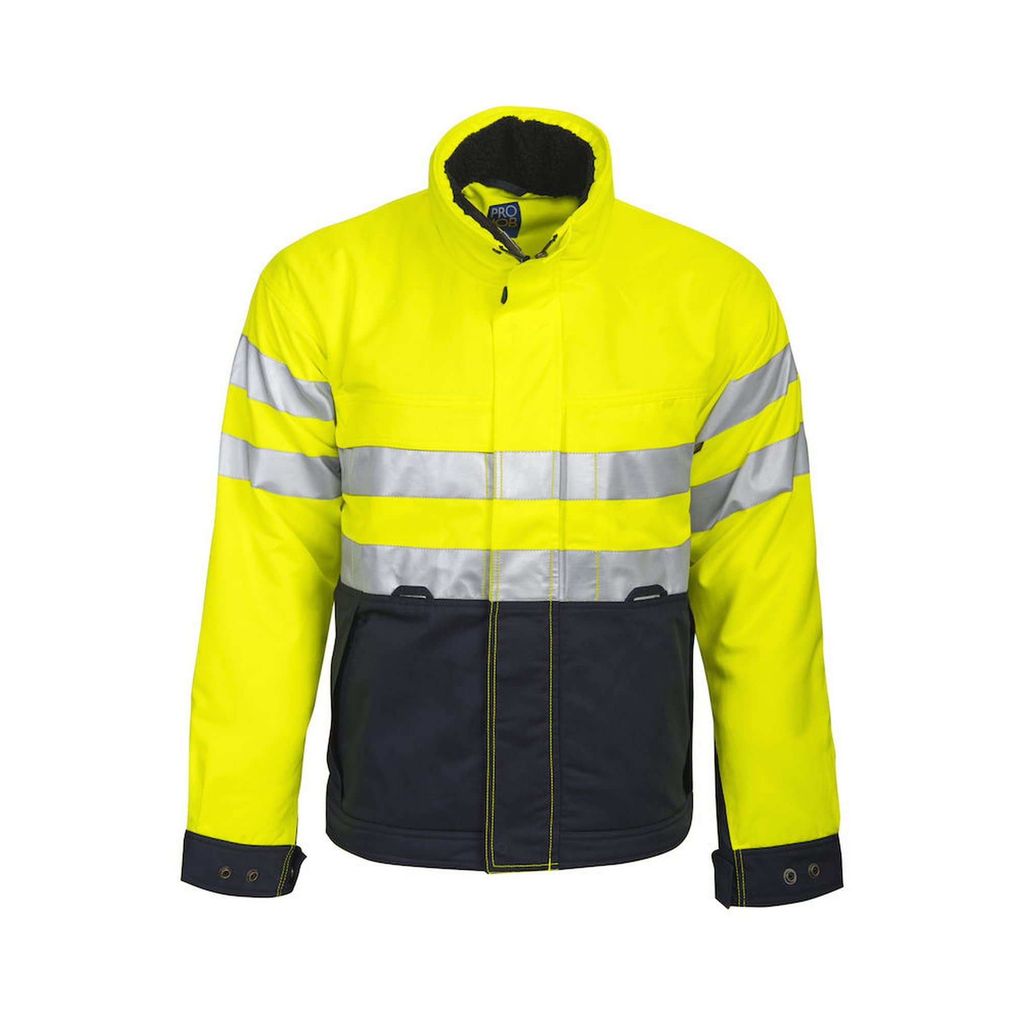 Men's Reflective Running Jacket - High Visibility Safety Windbreaker for Night Jogging, Cycling & Outdoor Activities
