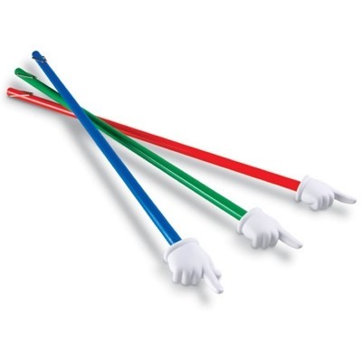 24 Pack Hand Pointers for Teachers - Set of 3 Colorful Classroom Pointing Sticks - Perfect for Presentations, Reading Guidance & Interactive Learning Activities