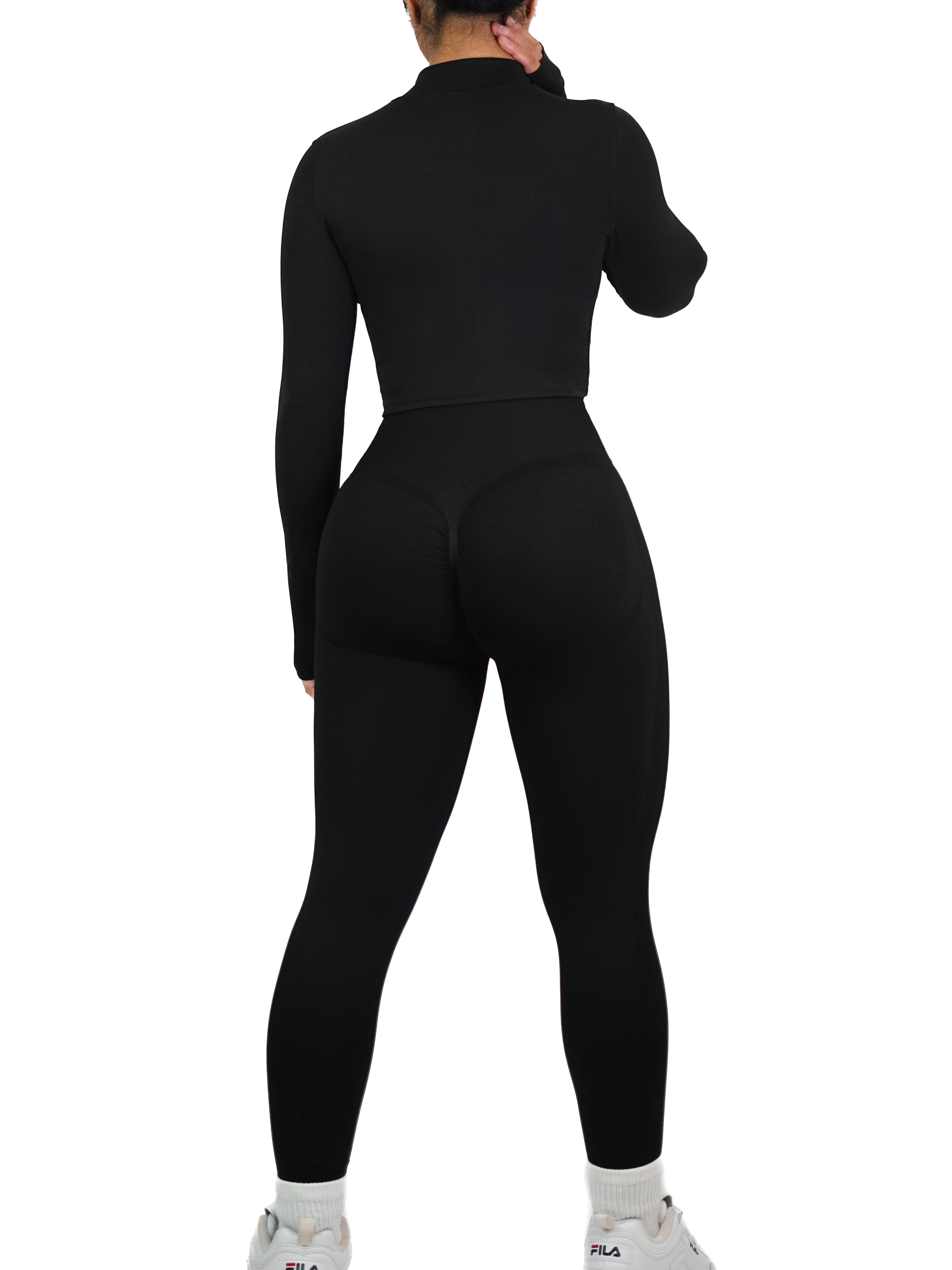 Black Peach Bottoms - High Waisted Stretchy Comfortable Shorts for Women | Perfect for Yoga, Gym, and Casual Wear