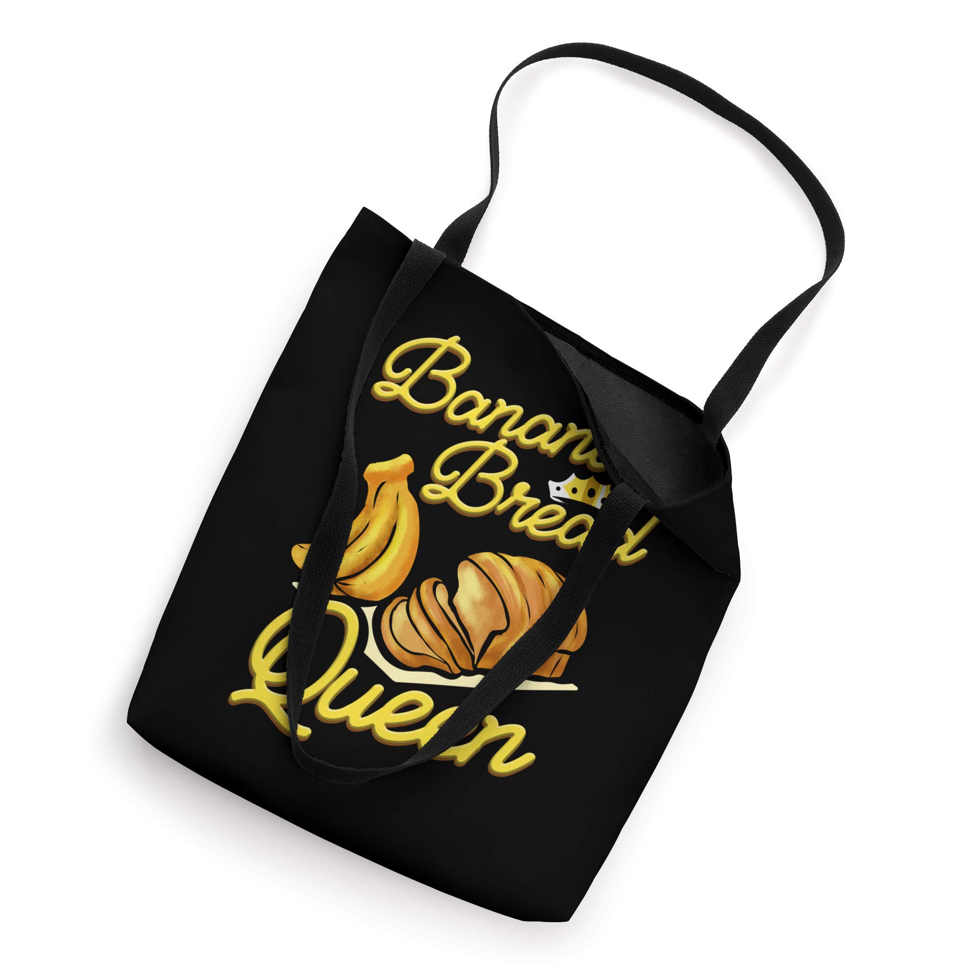 Vegan Baker Tote Bag - Banana Bread Queen Baking Gift - Perfect for Grocery Shopping, Farmers Market & Eco-Friendly Lifestyle