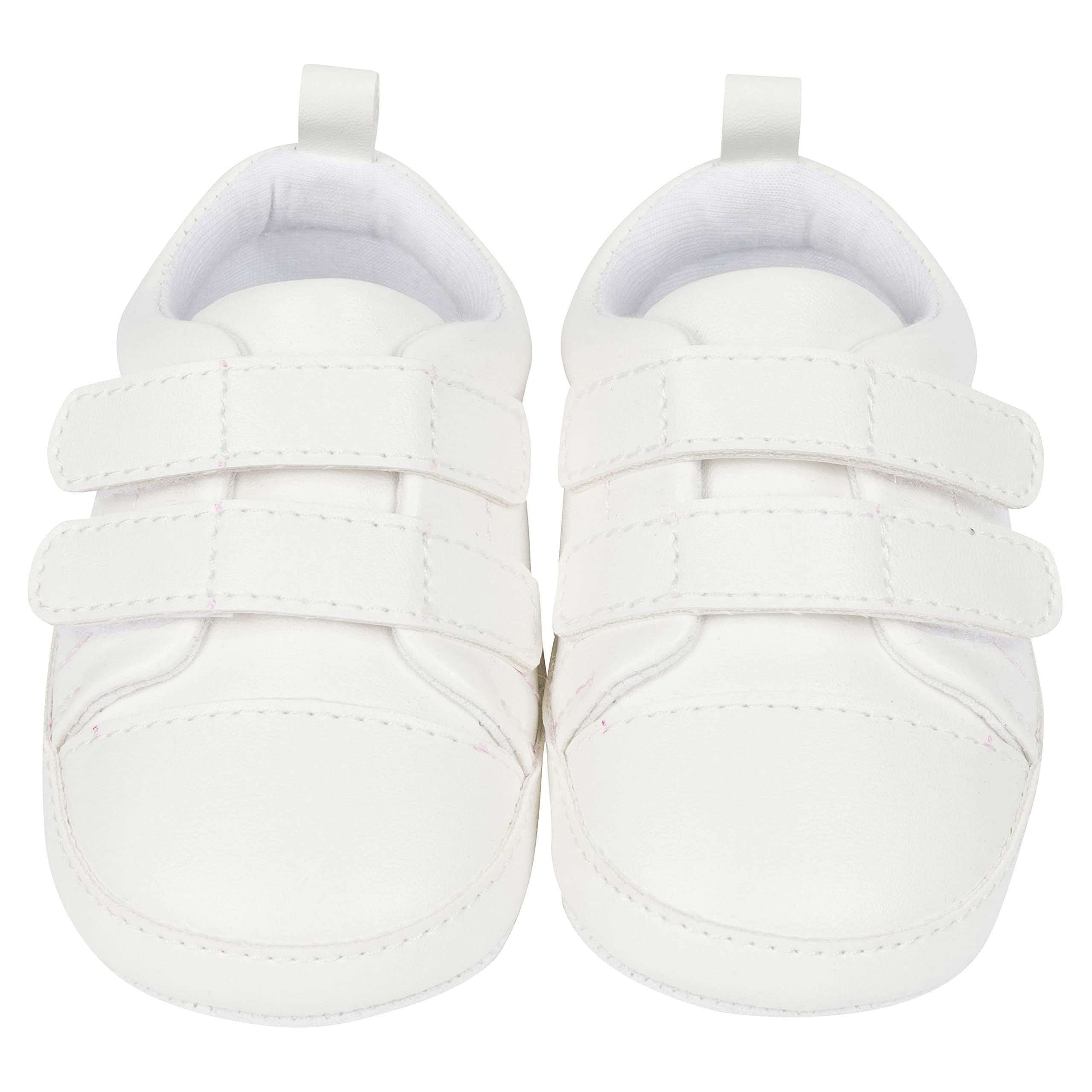 Gerber Baby Sneakers for Newborns & Toddlers - Unisex Crib Shoes for Boys & Girls - Perfect for First Steps & Playtime