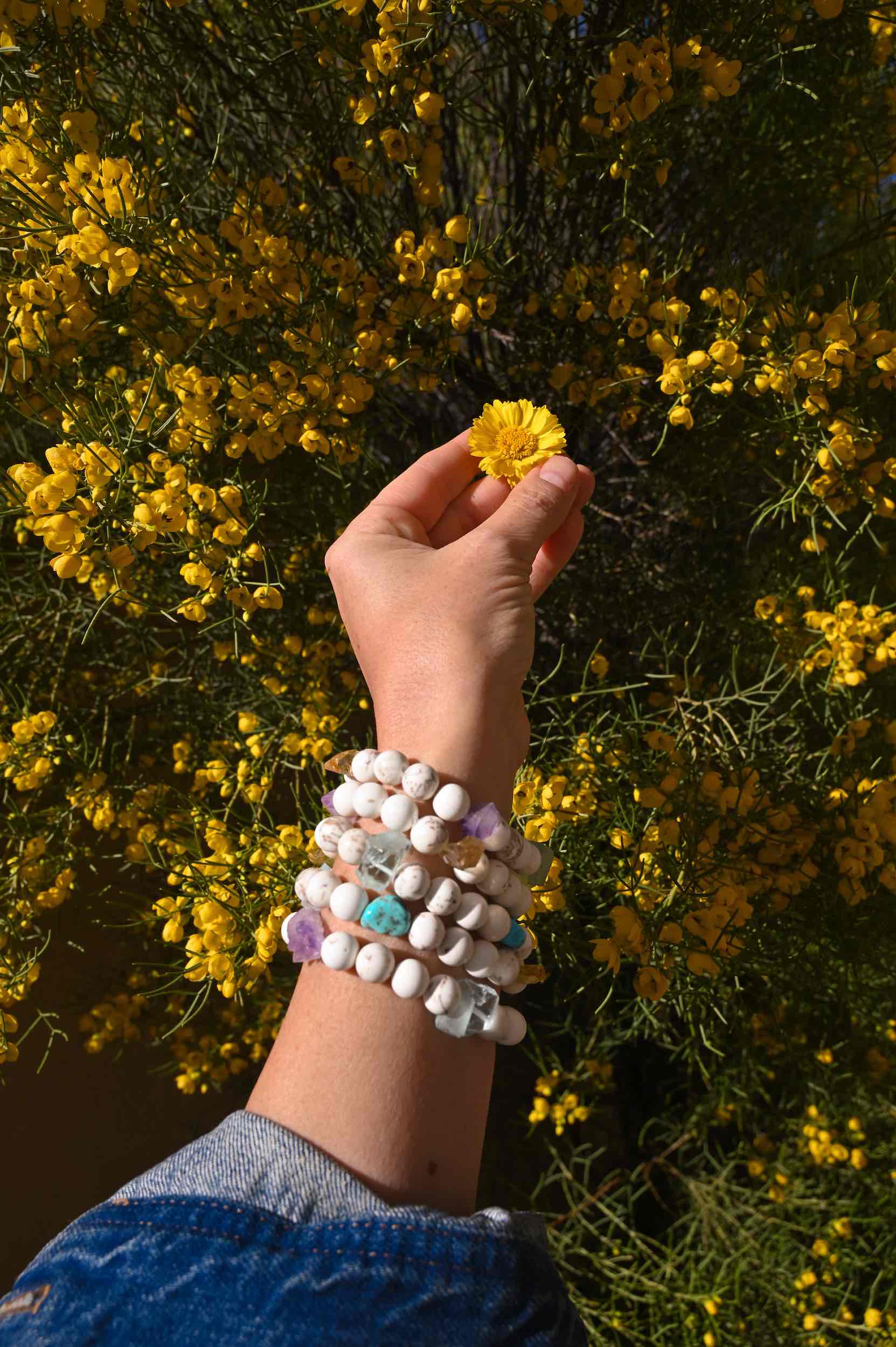 Blossom Bracelet - Elegant Floral Beaded Jewelry for Women | Perfect for Weddings, Parties & Everyday Wear